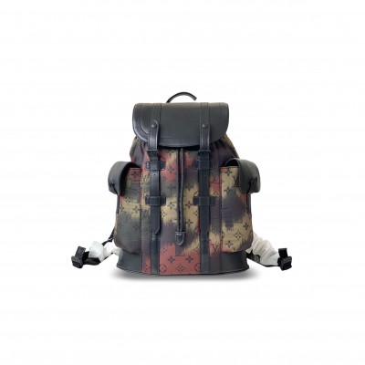 LOUIS VUITTON MASTER CHRISTOPHER BACKPACK CAMOUFLAGE MONOGRAM PM M56411 (48*41*13cm)